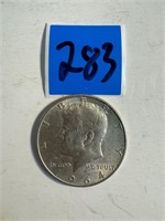 1964 Kennedy Half Dollar 90% silver see pic