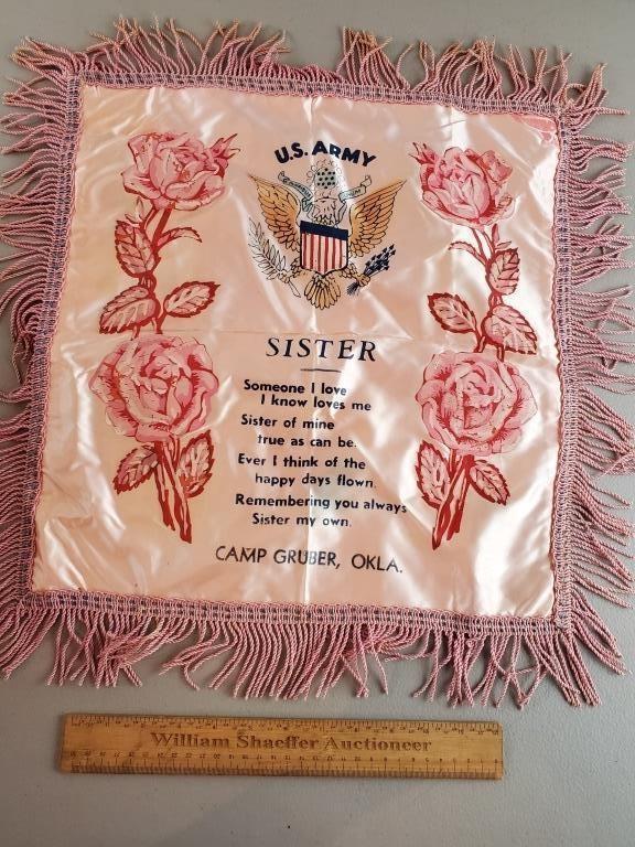 Vintage Military Pillow Cases