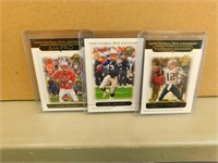 2005 Topps Tom Brady - Lot of 3 football cards