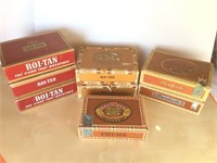 Vintage cigar boxes