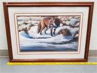 Double matted and framed Ed Tussey artist proof, s