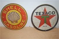 Shell and Texaco Signs