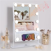 **READ DESC** FENCHILIN White Vanity Mirror with L