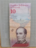 Venezuelan banknote