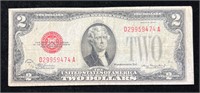 1928 D $2 Red Seal Note