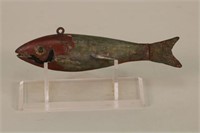 Early 5.5" Fish Spearing Decoy by Unknown Carver,