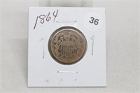 1864P 2 Cent