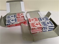 Two boxes of playing cards