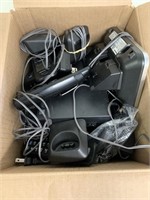 Box full of phones