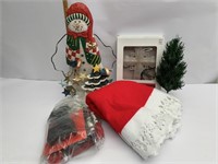 Snowman tree topper tree skirt and more