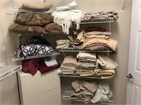 Large lot of Towels & bedding, pillows