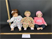 Lot of 5 Baby Dolls - See Description