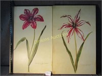 Canvas Flower Print