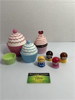 Disney Princess Lip Balm and Cupcake Jars