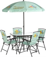Margaritaville 6-piece folding dining set, patio