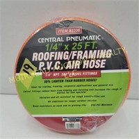 ROOFING/FRAMING PVC AIR HOSE 1/4"X25'