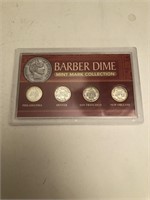 Barber Dime Mint Mark Collection