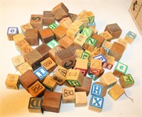 Lot of Children's Wooden Blocks