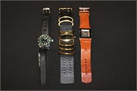 3pc Men's Watches; Wolbrook & Freelook