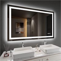 $320  Amorho LED Bathroom Mirror 48'x 30' with Fro