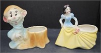 (AC) Walt Disney's Snow White And Dopey Planters