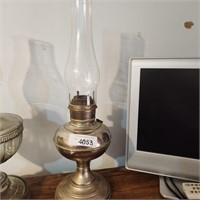 Vintage Rayo Kerosene Metal Lamp - approx 21" Tall
