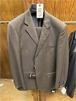 BARONI SUIT 40 LONG COAT WITH UNKNOWN WAIST PANTS