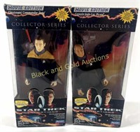 (3) 1994 Playmates Star Trek Generations Figures