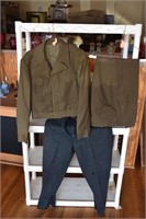 WWII Wool Army Uniform, Extra Set Heavy Wool Pants