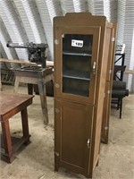 WOODEN CHIMNEY CABINET 5.5 ft tall