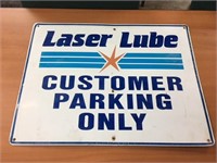 Laser Lube sign