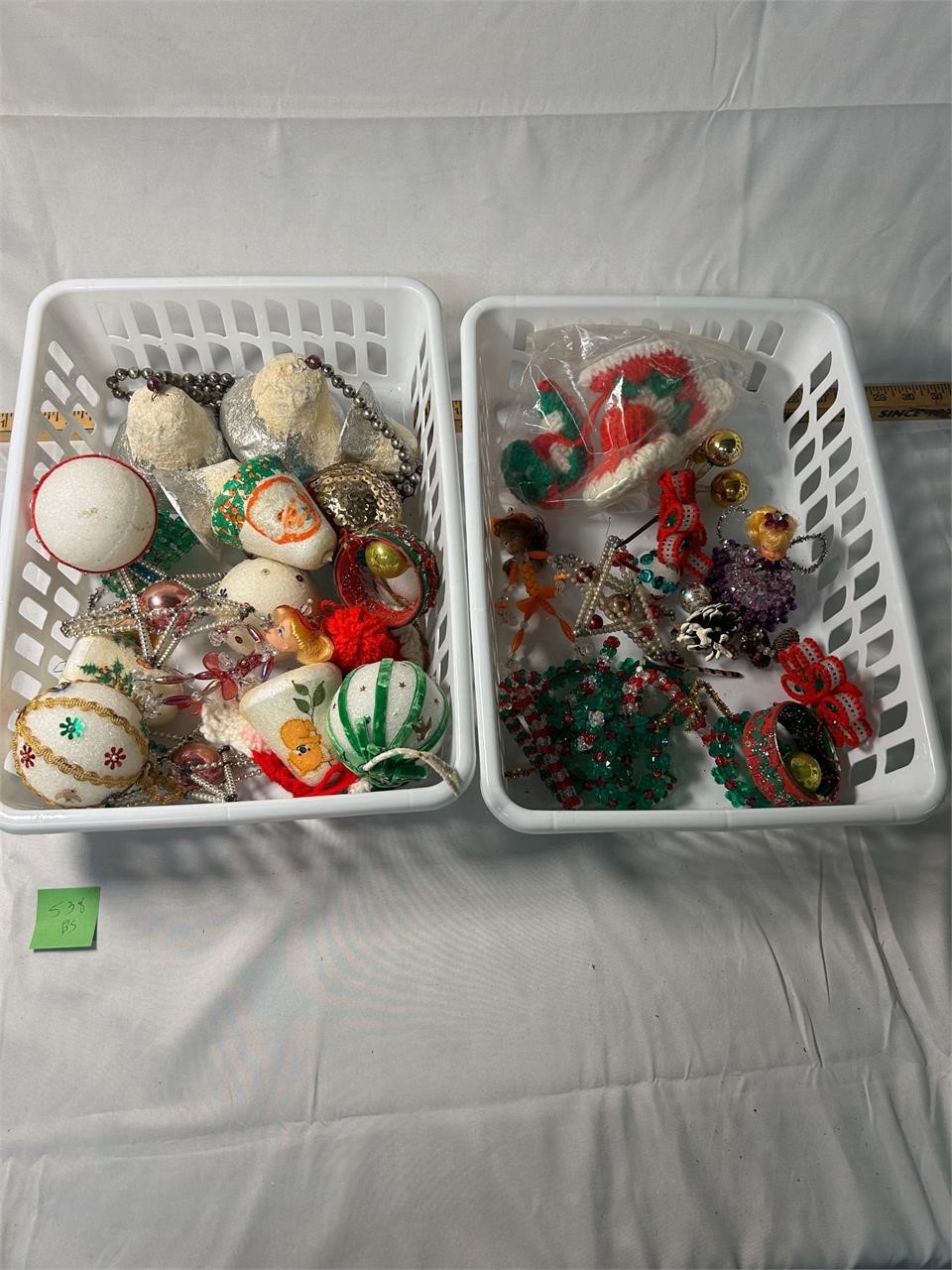 Lot of Assorted VTG Christmas Ornaments