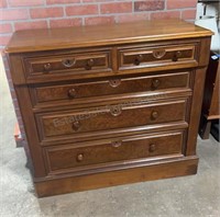 Antique Chest of Drawers 18x40.5x36 Inches Tall