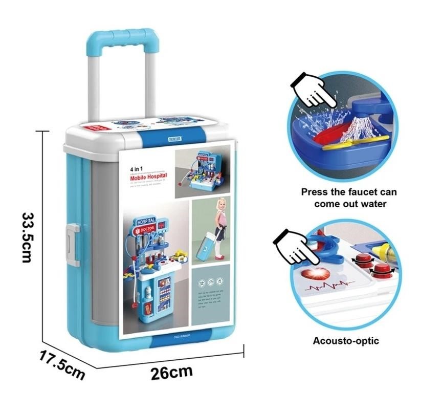 Plastic Doctor Kit Toy Play Set