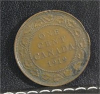 Canadian One Cent 1919