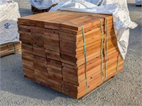 2"x12"x2' Rough Heart Redwood (176PCS)