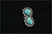 Navajo Turquoise & Silver Ladies Ring
