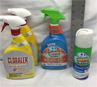 C4) FOUR CLEANERS!  CLORALEN & SCRUBBING BUBBLES