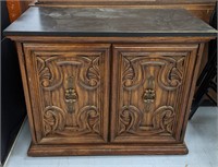 Buffet Cabinet table. 37" W x 31" H x 18" D
