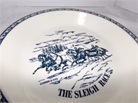 Currier & Ives, Sleigh Race Dish