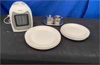 Sugar/Creamer Set, Heater-Works, Plates
