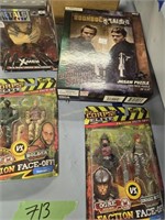 Vintage action figures as shown