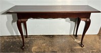 Cherry Queen Anne Sofa/Console Table