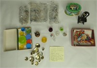 Vintage Miniature Dollhouse Dishes, Ship in Bottle