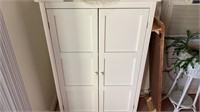 White 2-Door Cabinet NO CONTENTS