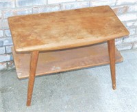 Mid-Century Modern Wood Side Table