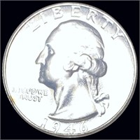 1946-S Washington Silver Quarter UNCIRCULATED