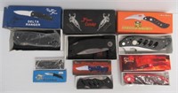 (6) Assorted pocket knives with boxes.