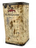Vintage Gargoyle Mobilgrease No. 5 Can 10.5”