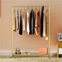 DR.IRON Gold Pipe Clothing Rack Garment Rack with
